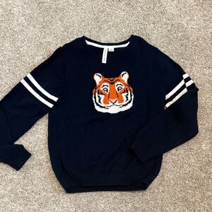 Janie and Jack Navy Tiger Sweater
